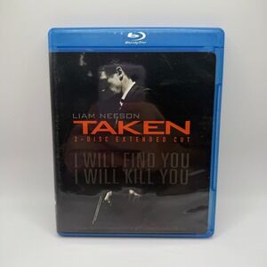 Taken Blu-ray 2-Disc Extended Cut Liam Neeson Action Thriller Unrated Version